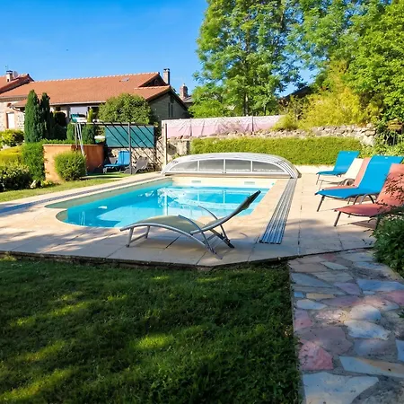 Semesterbostad Charmante Maison Avec Piscine Privee A